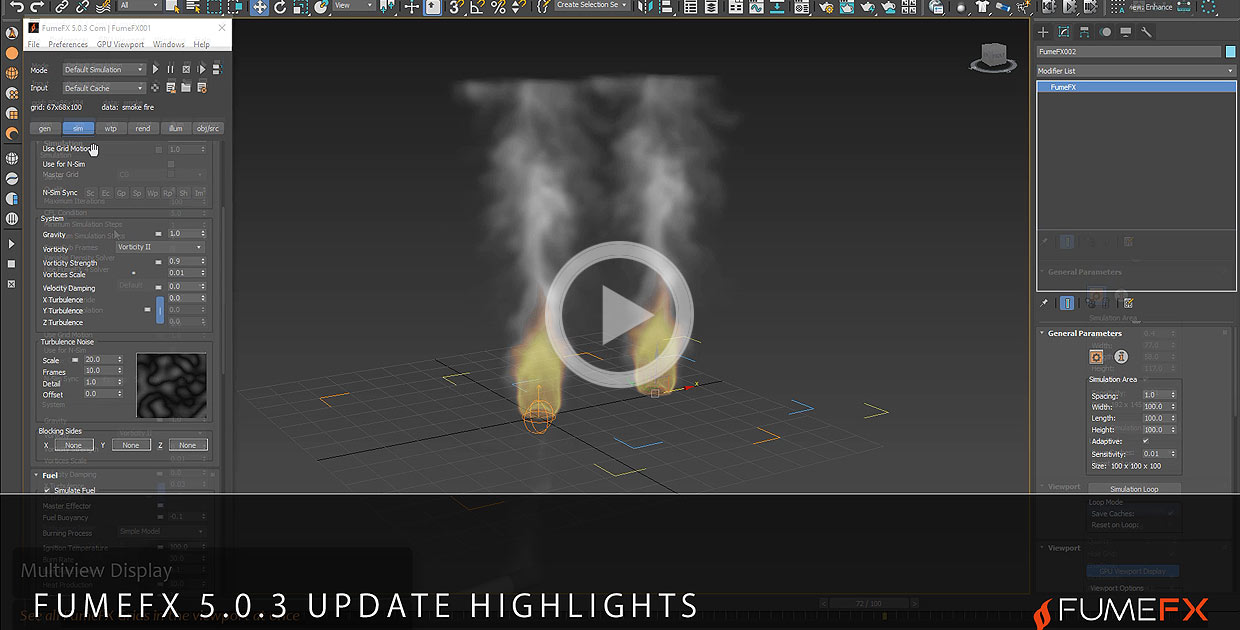 FumeFX 5.0.3 update highlights