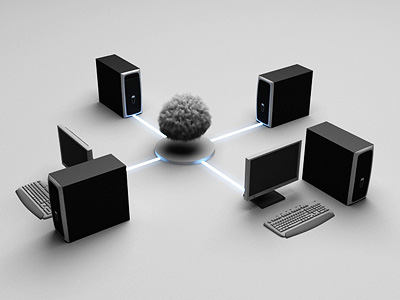 FumeFX network simulation